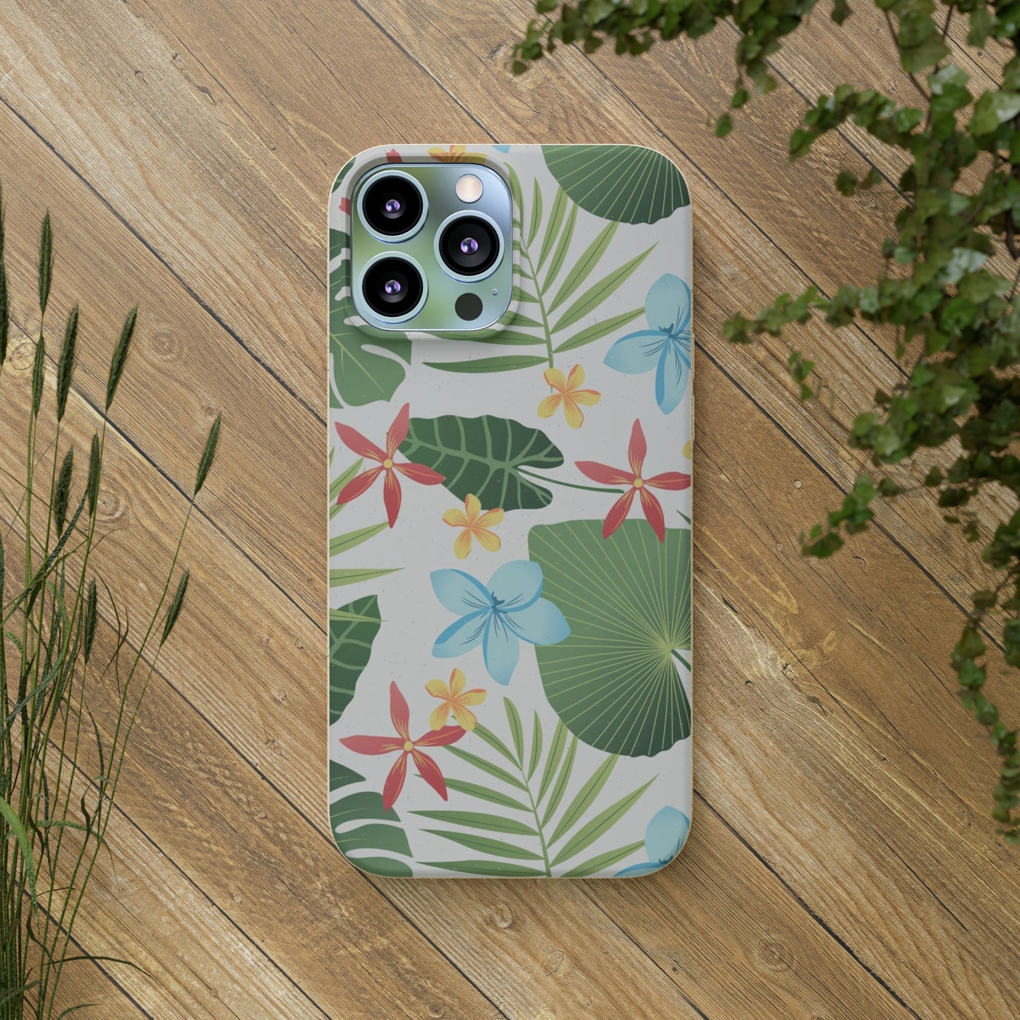 "Caribbean Leaf Carnival"  Eco Biodegradable Phone Cases - iPhone and Galaxy