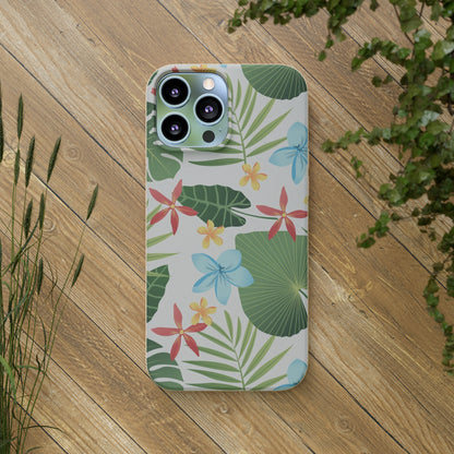 "Caribbean Leaf Carnival"  Eco Biodegradable Phone Cases - iPhone and Galaxy