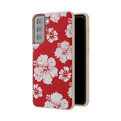 "Hibiscus Hues" Eco Biodegradable Phone Cases - iPhone and Galaxy