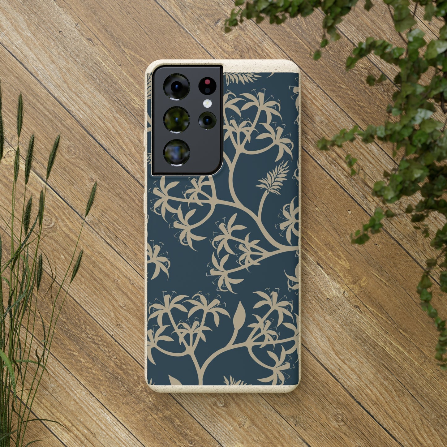 "Earthy Bluescape Oasis" Eco Biodegradable Cases - iPhone and Galaxy