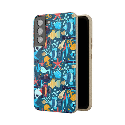 "Aqua Wonderland" Eco Biodegradable Cases - iPhone and Galaxy