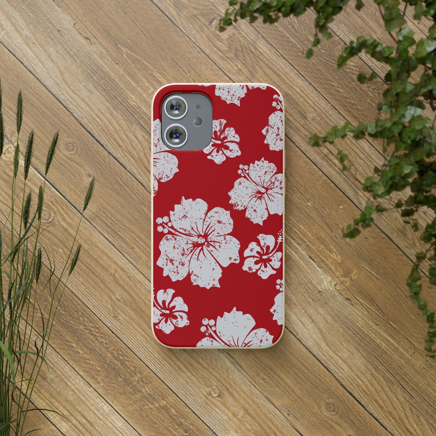 "Hibiscus Hues" Eco Biodegradable Phone Cases - iPhone and Galaxy