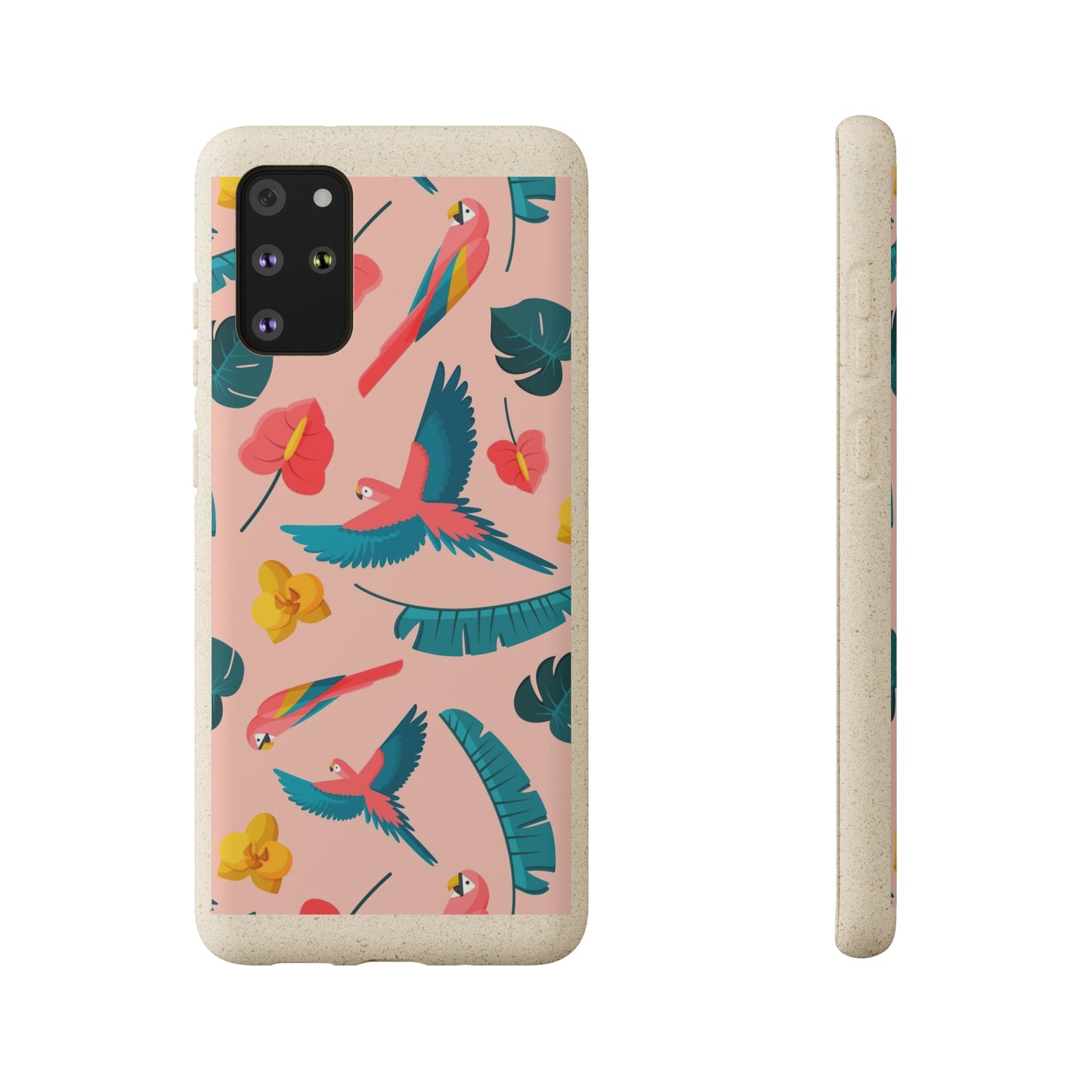 "Colorful Plumage"  Eco Biodegradable Phone Cases - iPhone and Galaxy