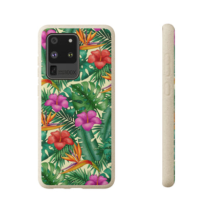 "Bird of Paradise Delight"  Eco Biodegradable Phone Cases - iPhone and Galaxy