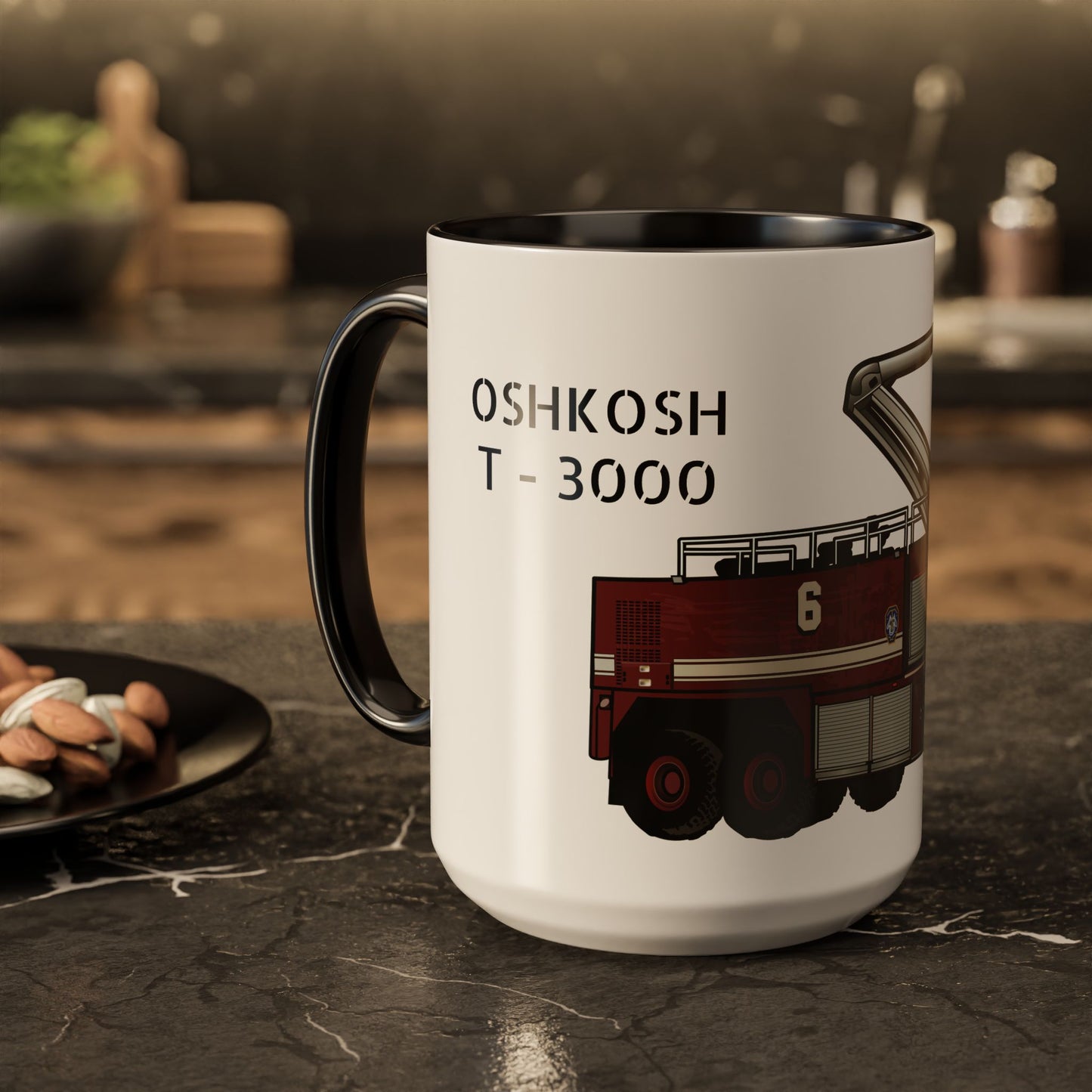 Oshkosh T-3000 Crash Fire Rescue Coffee Mug by Island Vibes For Life
