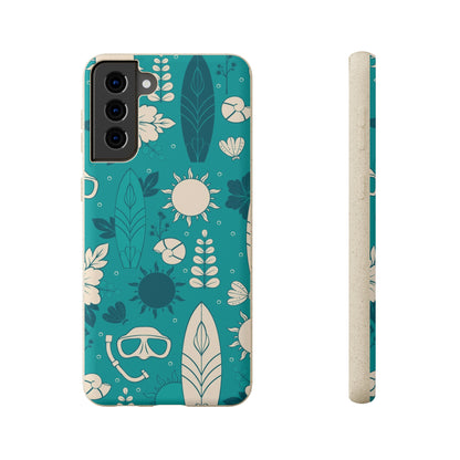 "Surf's Up, Dive Down" Eco Biodegradable Cases - iPhone and Galaxy