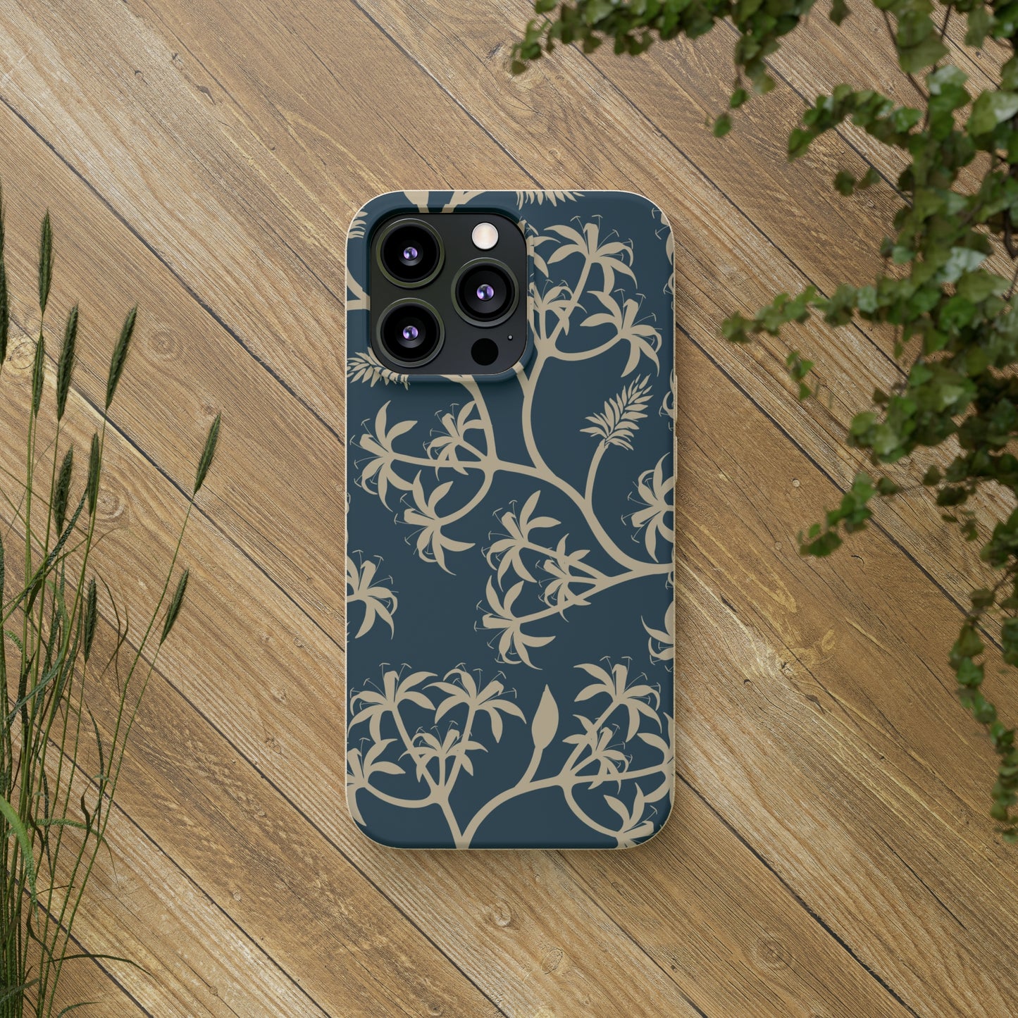 "Earthy Bluescape Oasis" Eco Biodegradable Cases - iPhone and Galaxy