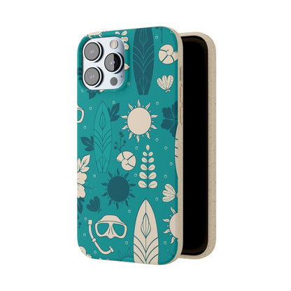 "Surf's Up, Dive Down" Eco Biodegradable Cases - iPhone and Galaxy