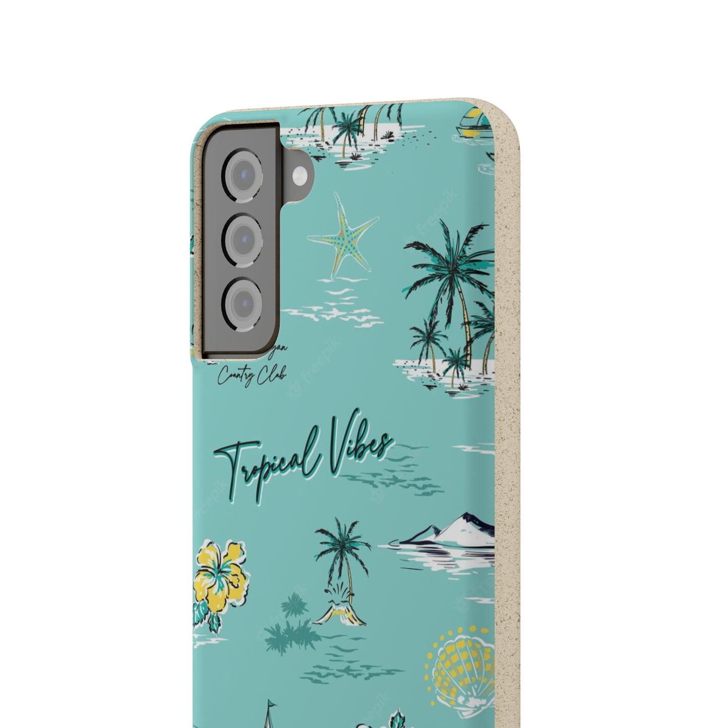 "Tropical Vibes" Eco Biodegradable Phone Cases - iPhone and Galaxy