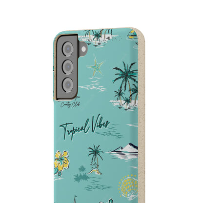 "Tropical Vibes" Eco Biodegradable Phone Cases - iPhone and Galaxy