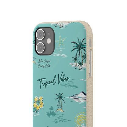 "Tropical Vibes" Eco Biodegradable Phone Cases - iPhone and Galaxy