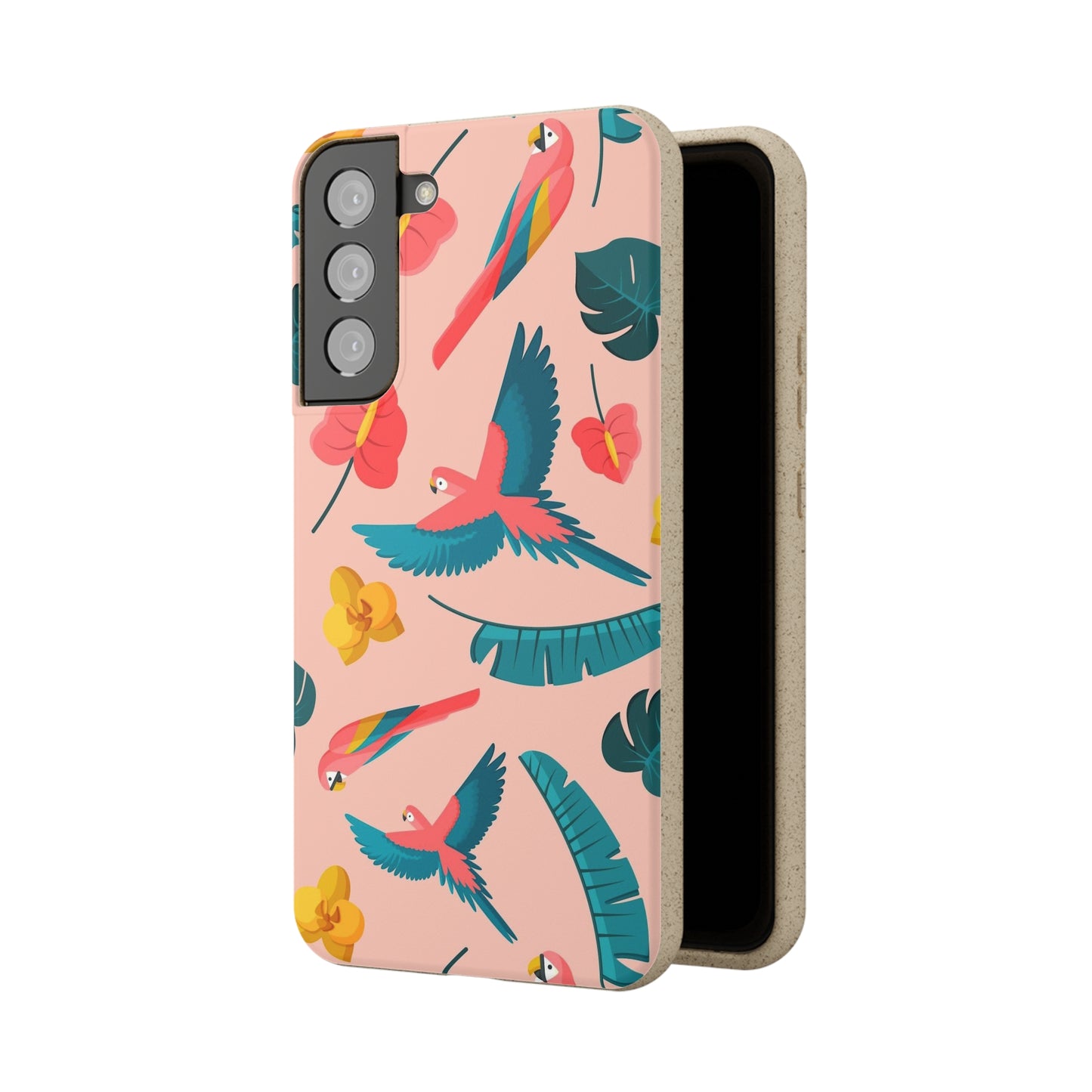 "Colorful Plumage"  Eco Biodegradable Phone Cases - iPhone and Galaxy