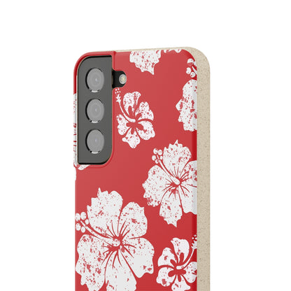 "Hibiscus Hues" Eco Biodegradable Phone Cases - iPhone and Galaxy