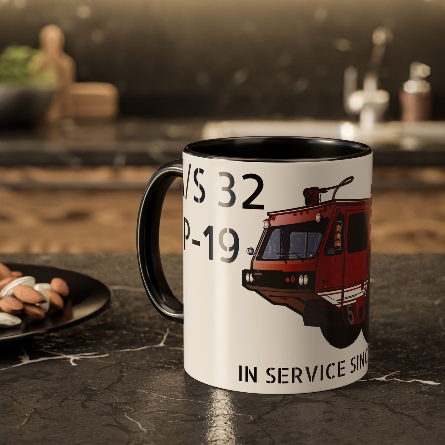 A/S 32 P-19 Crash Fire Rescue Coffee Mug by Island Vibes For Life