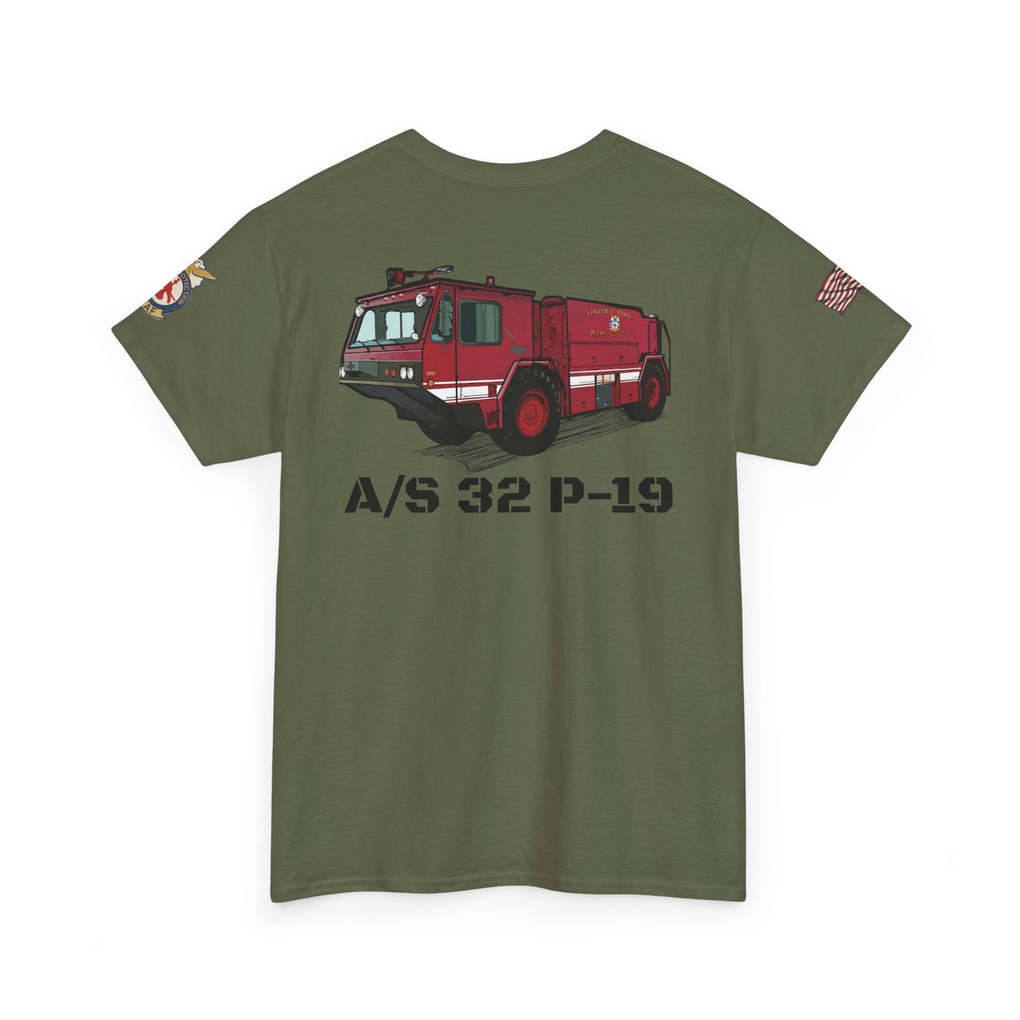 A/S 32 P-19 ARFF Truck Fundraiser Tee by Island Vibes For Life