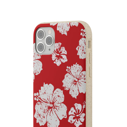 "Hibiscus Hues" Eco Biodegradable Phone Cases - iPhone and Galaxy