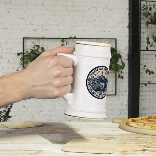 FOS Bolesławiec “Pugnae Tam Saevae Sunt” Beer Stein Mug