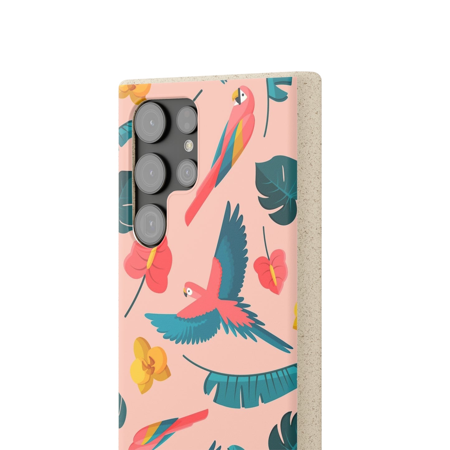 "Colorful Plumage"  Eco Biodegradable Phone Cases - iPhone and Galaxy