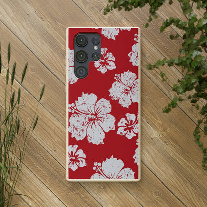 "Hibiscus Hues" Eco Biodegradable Phone Cases - iPhone and Galaxy