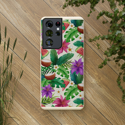 "Exotic Fruit Blossom" Eco Biodegradable Cases - iPhone and Galaxy