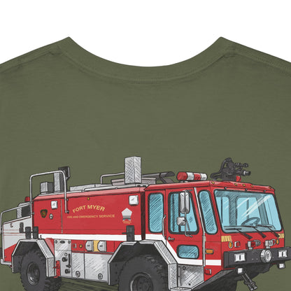 E-One Titan Foam 161 9-11 Pentagon Truck Fundraiser Tee by Island Vibes For Life