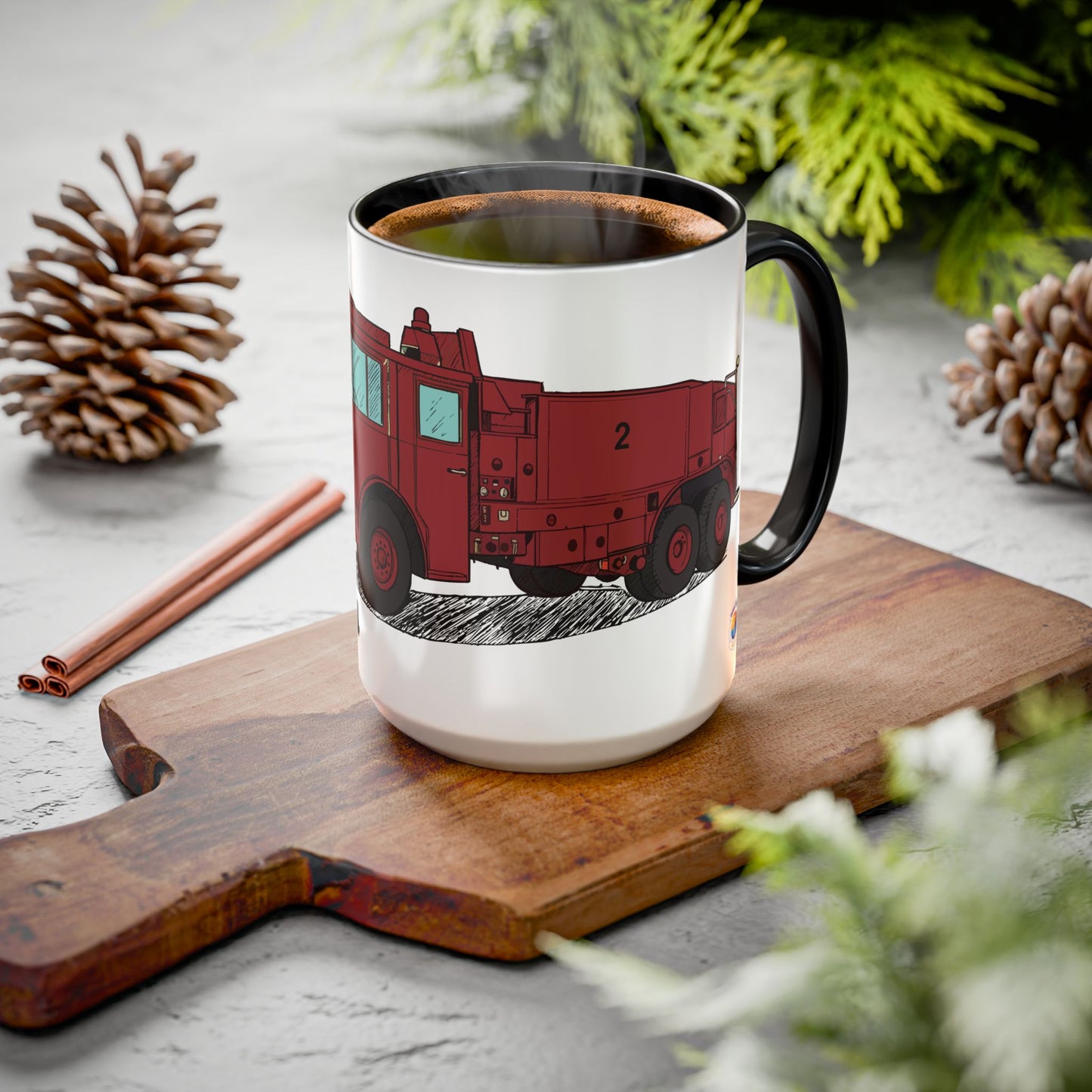 A/S 32 P-4 CFR Truck Fundraiser Coffee Mug by Island Vibes For Life