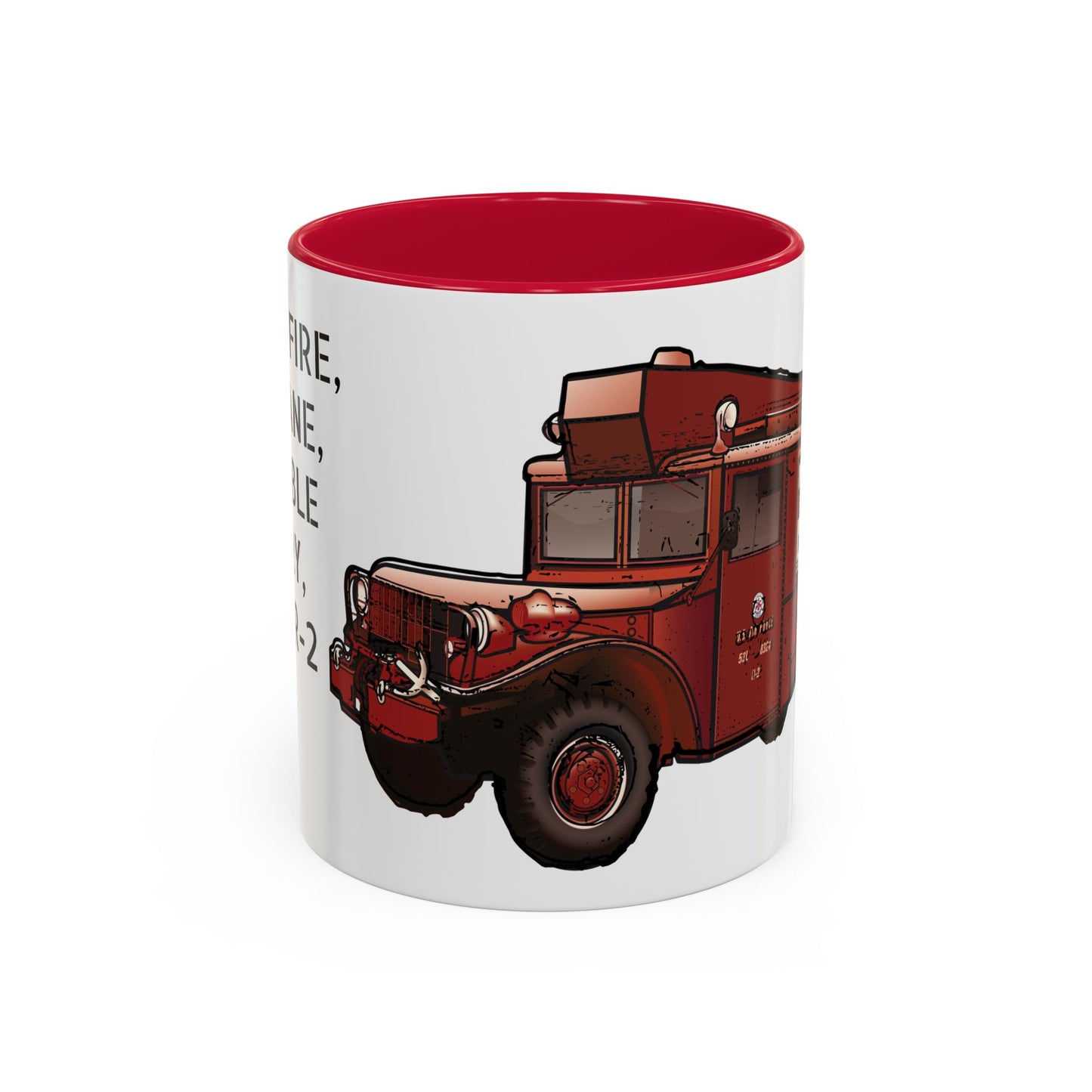 R-2 Crash Fire Rescue Coffee Mug by Island Vibes For Life