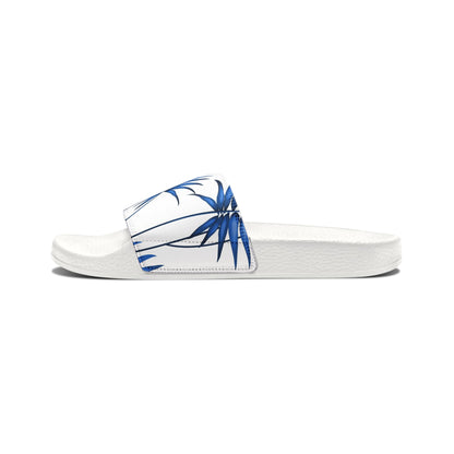 "Sapphire Palm Serenity" Men's Beach Sandals