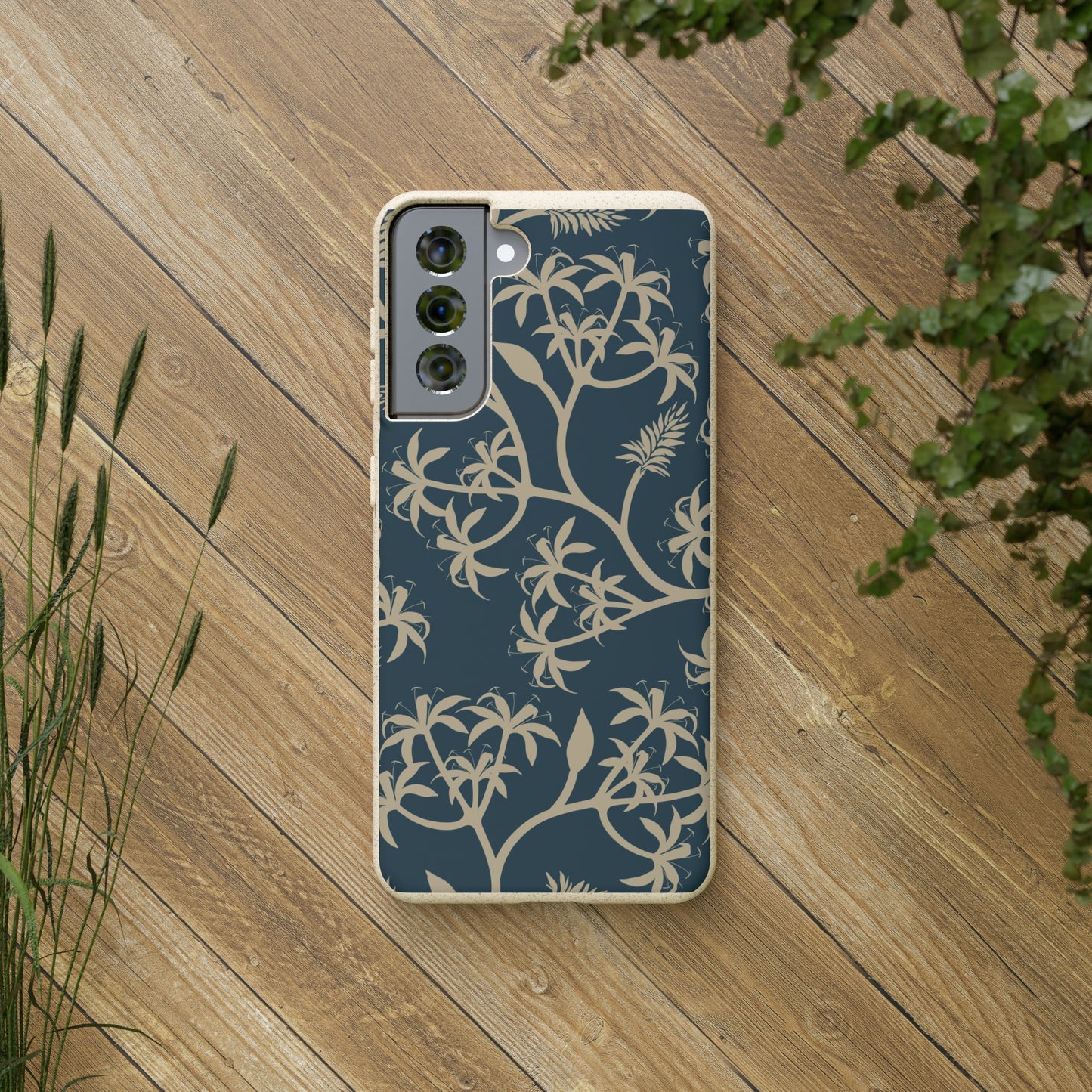 "Earthy Bluescape Oasis" Eco Biodegradable Cases - iPhone and Galaxy