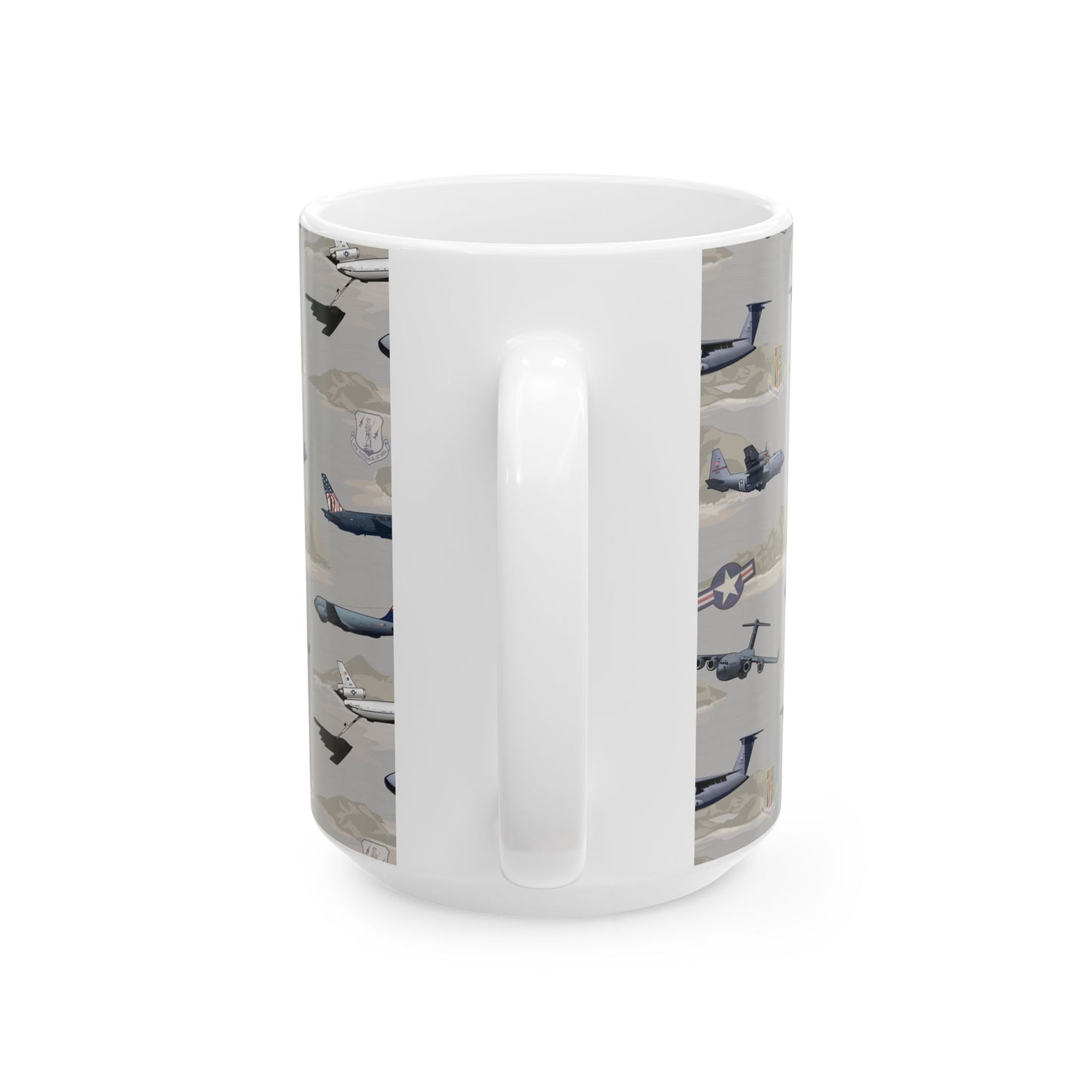 AMC Tribute Beige Ceramic Mug, (11oz, 15oz)