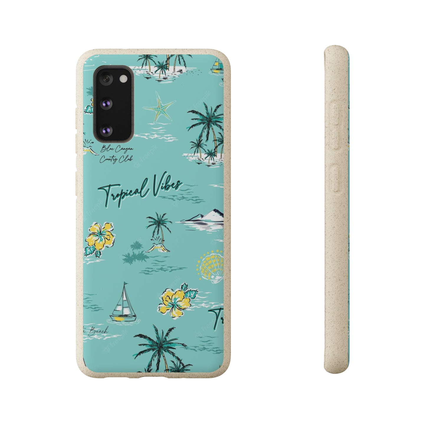 "Tropical Vibes" Eco Biodegradable Phone Cases - iPhone and Galaxy