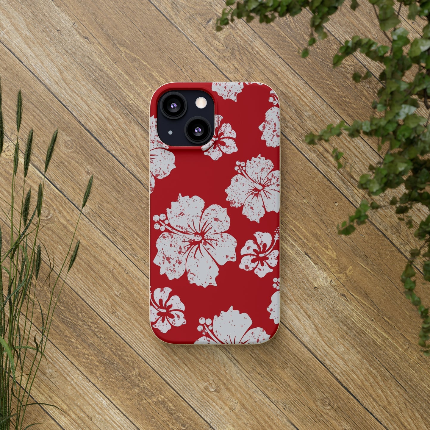 "Hibiscus Hues" Eco Biodegradable Phone Cases - iPhone and Galaxy