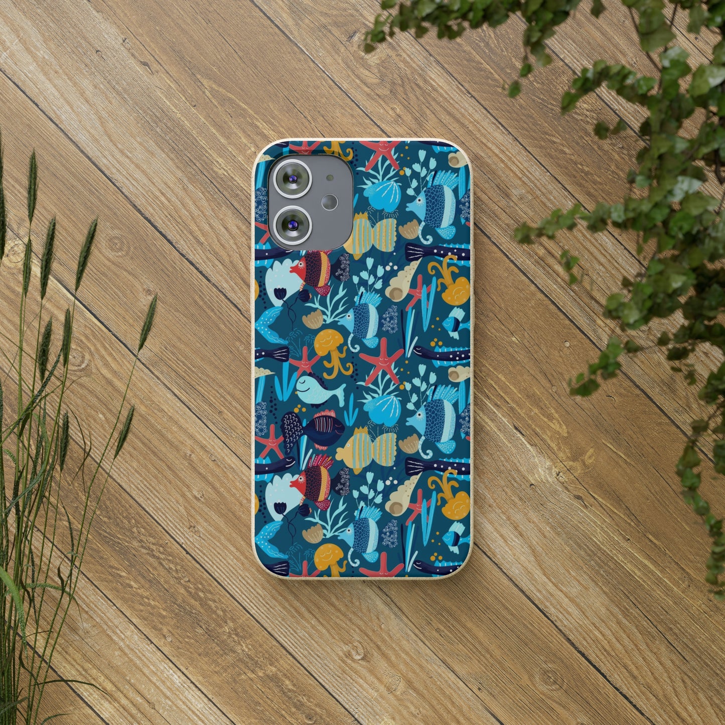 "Aqua Wonderland" Eco Biodegradable Cases - iPhone and Galaxy