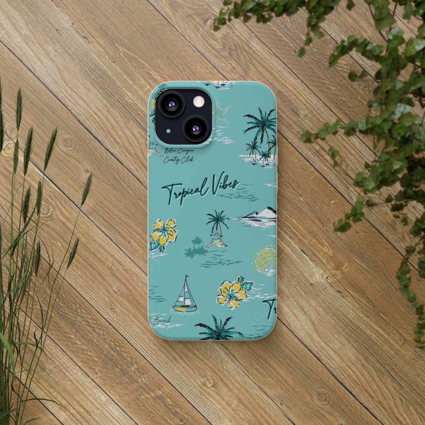 "Tropical Vibes" Eco Biodegradable Phone Cases - iPhone and Galaxy