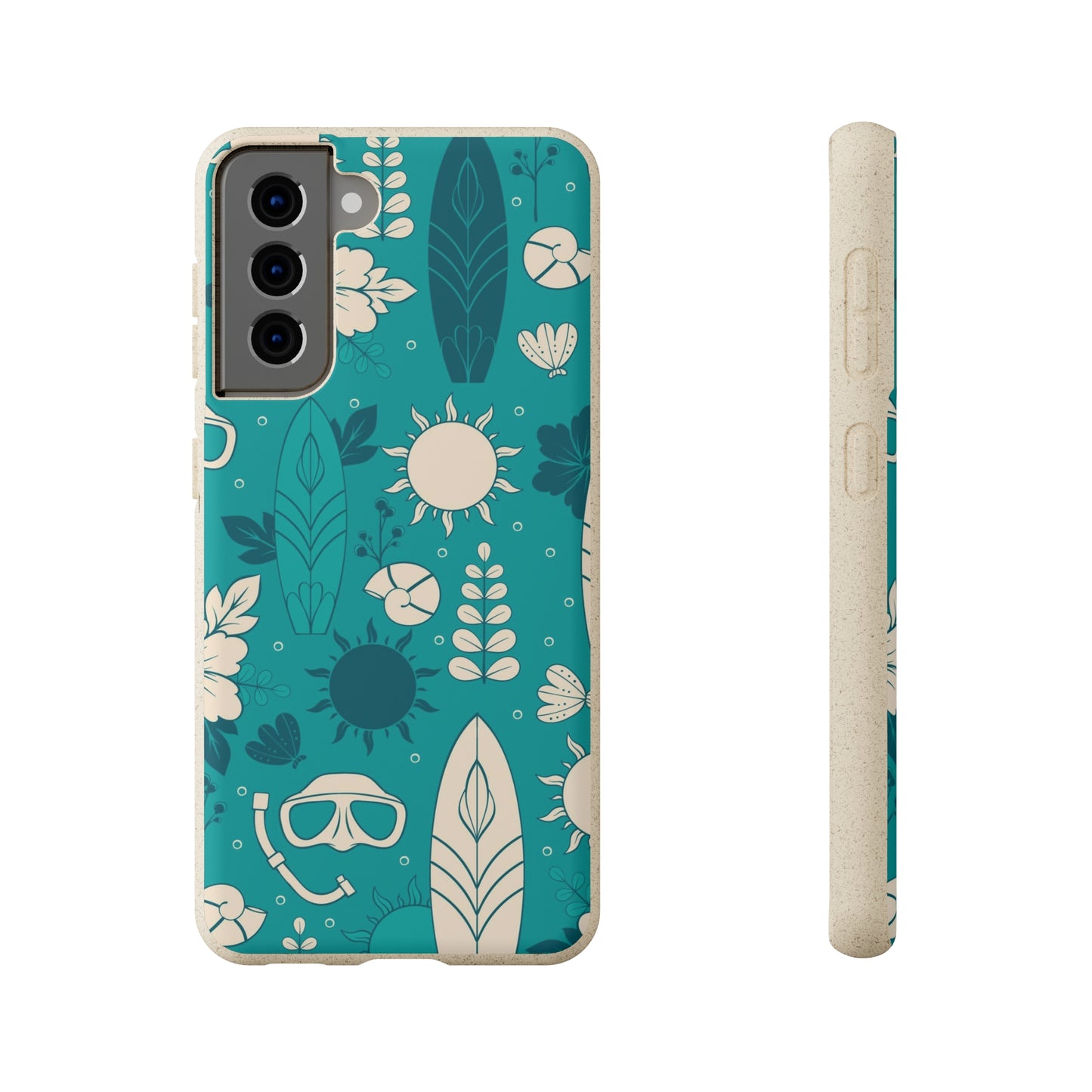 "Surf's Up, Dive Down" Eco Biodegradable Cases - iPhone and Galaxy