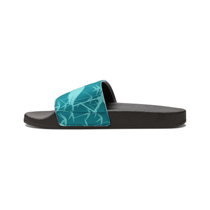 "Egrets In Teal" Women's Beach Sandals