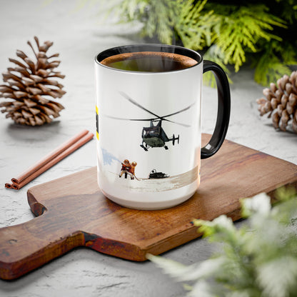 HH-43 Rescue Coffee Mug -  USAF ARFF Huskie Helicopter Mug exclusive by Island Vibes For Life
