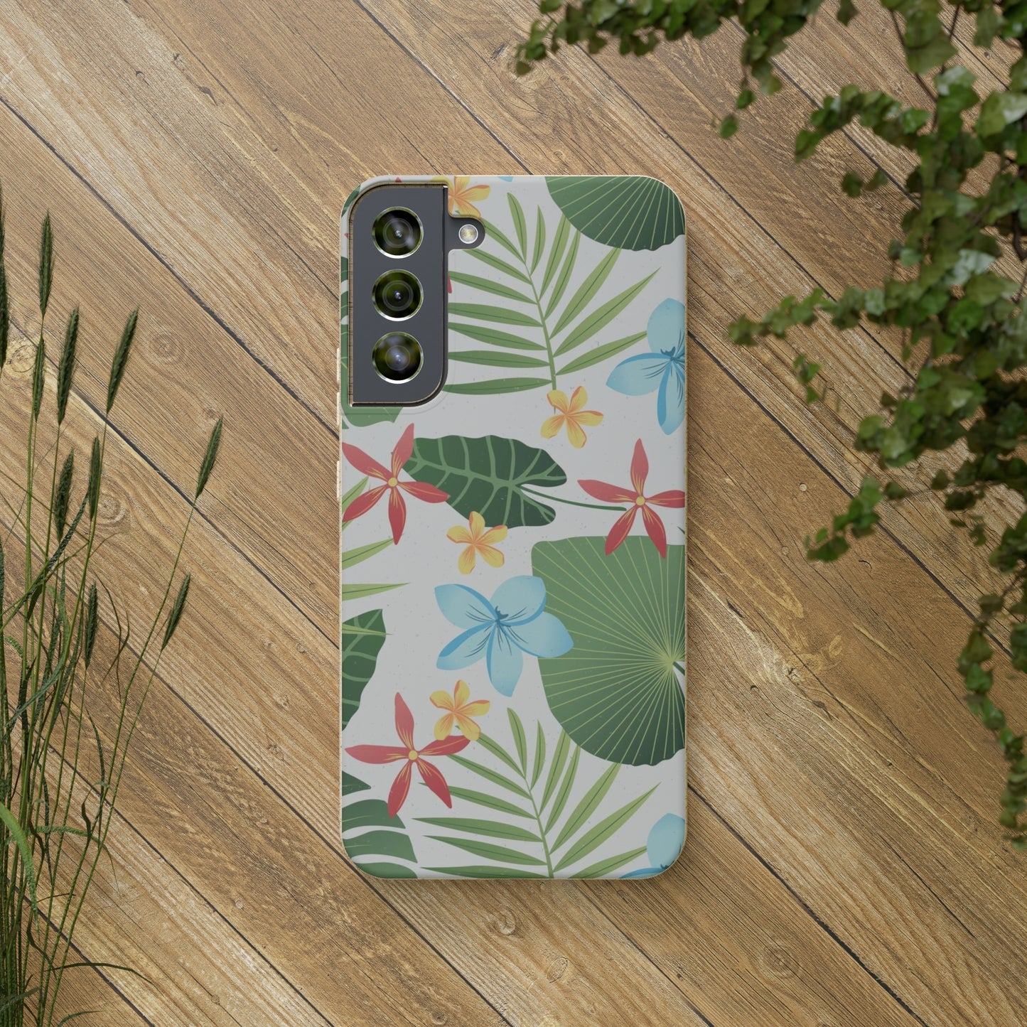 "Caribbean Leaf Carnival"  Eco Biodegradable Phone Cases - iPhone and Galaxy