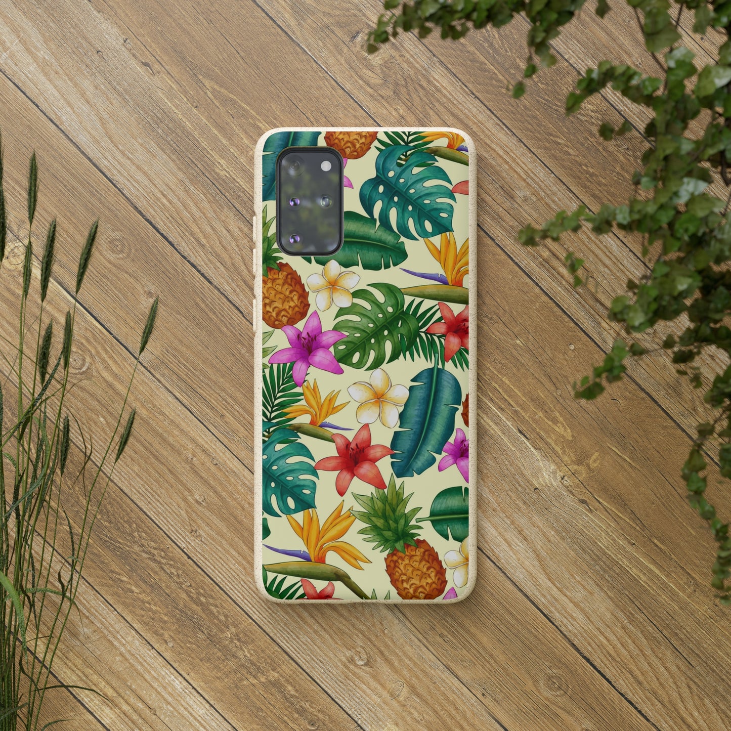 "Pineapple Infused" Eco Biodegradable Phone Cases -iPhone and Galaxy