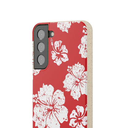 "Hibiscus Hues" Eco Biodegradable Phone Cases - iPhone and Galaxy