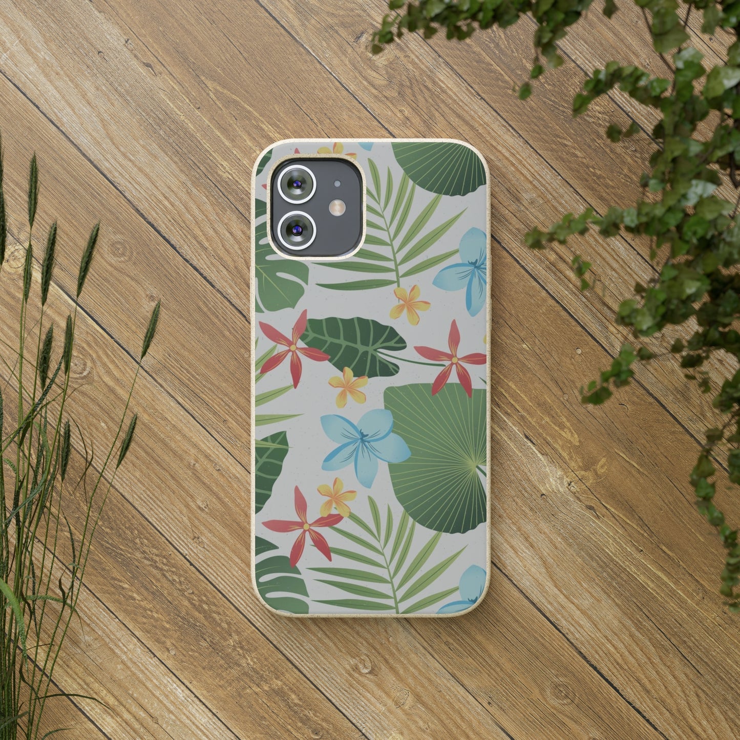 "Caribbean Leaf Carnival"  Eco Biodegradable Phone Cases - iPhone and Galaxy