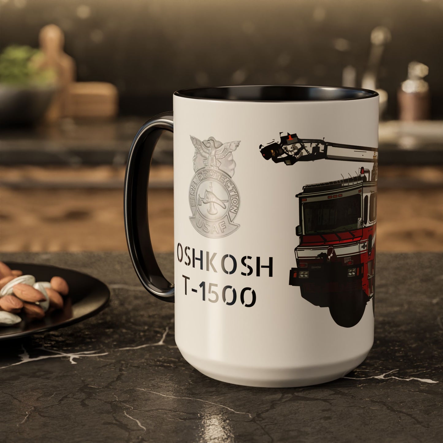 Oshkosh T-1500 “Air Guard Snozzle” Coffee Mug by Island Vibes For Life