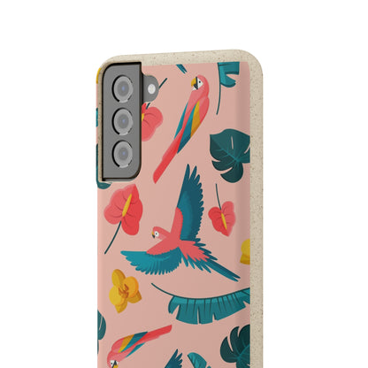 "Colorful Plumage"  Eco Biodegradable Phone Cases - iPhone and Galaxy