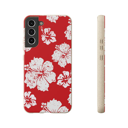 "Hibiscus Hues" Eco Biodegradable Phone Cases - iPhone and Galaxy