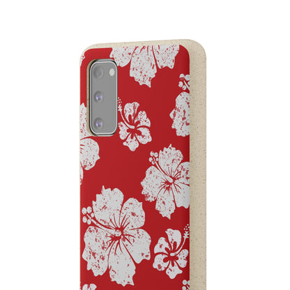 "Hibiscus Hues" Eco Biodegradable Phone Cases - iPhone and Galaxy