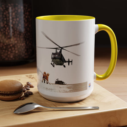 HH-43 Rescue Coffee Mug -  USAF ARFF Huskie Helicopter Mug exclusive by Island Vibes For Life