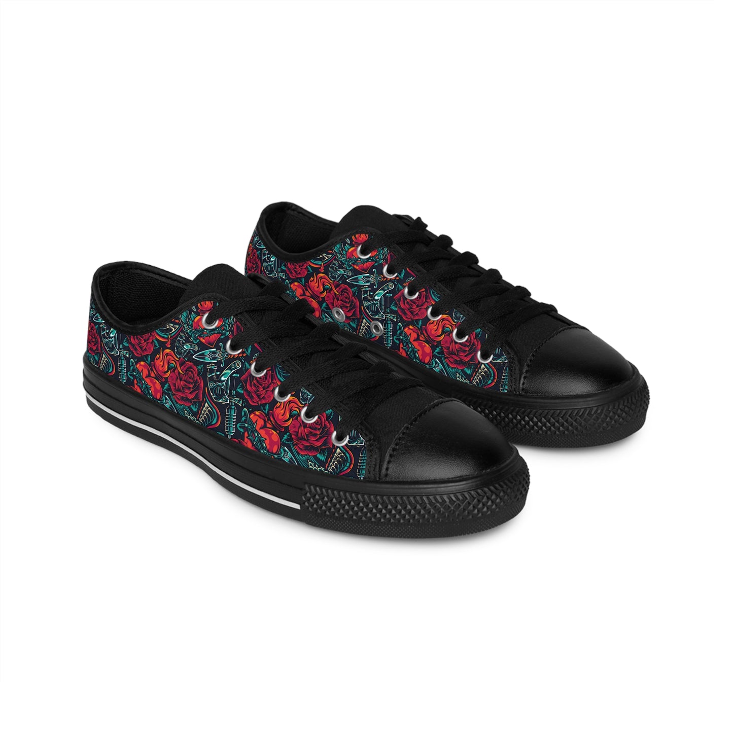 "Tattoos 'N Hearts" Low Top Kicks