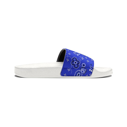 "Blue Paisley Bliss" Women's Beach Sandals