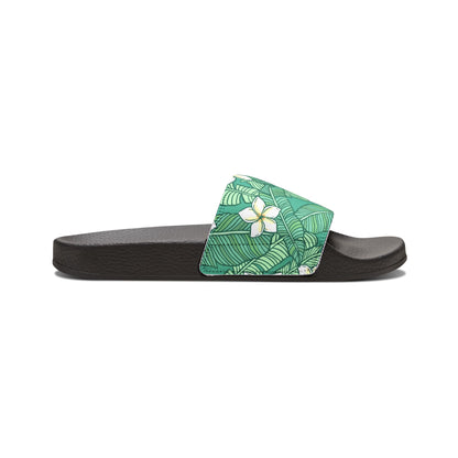 "Jasmine Palm Paradise" Men's Beach Sandals