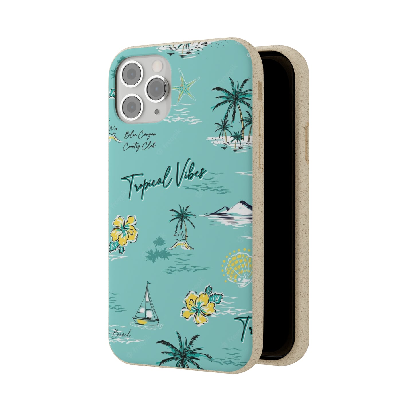 "Tropical Vibes" Eco Biodegradable Phone Cases - iPhone and Galaxy